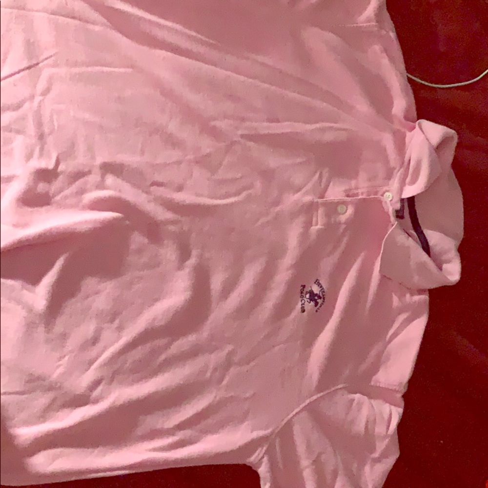 Pink polo